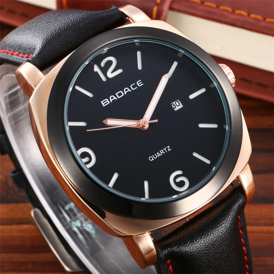 BADACE классические золотые мужские часы лучший бренд водонепроницаемые настенные