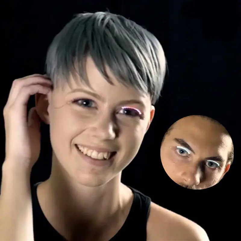 СВЕТОДИОДНЫЕ ресницы накладные модные иконки продажа пабов клубов вечевечерние