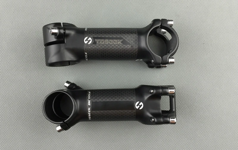 Новый Стиль сплав углеродного волокна велосипед дорожный Mtb Stem 6 градусов Frok 28 бар