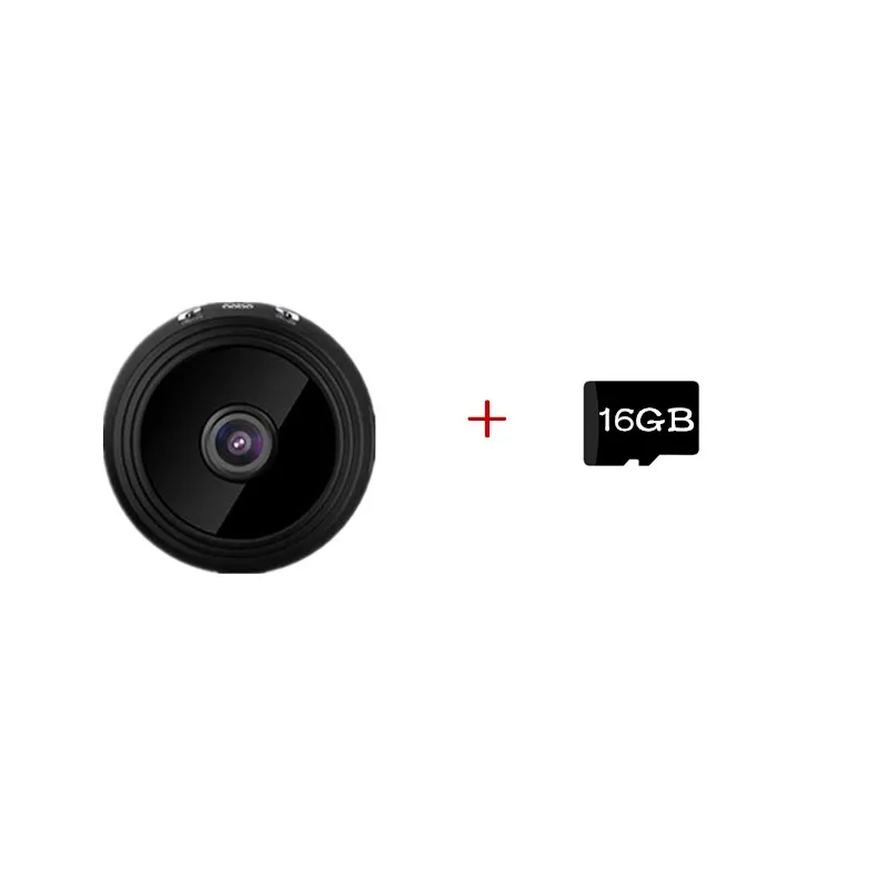 standard 16GB HD 1080P Мини WiFi камера широкоугольная камера ночного видения крошечная камера для безопасности квартиры няня камера обнаружения движения для iOS Android ПК - Цвет: standard 16GB