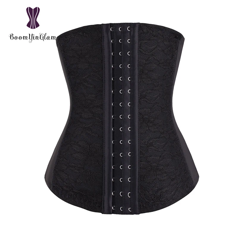 Оптовая продажа тонкий стиль искусственный кружевной корсет на талию с 3