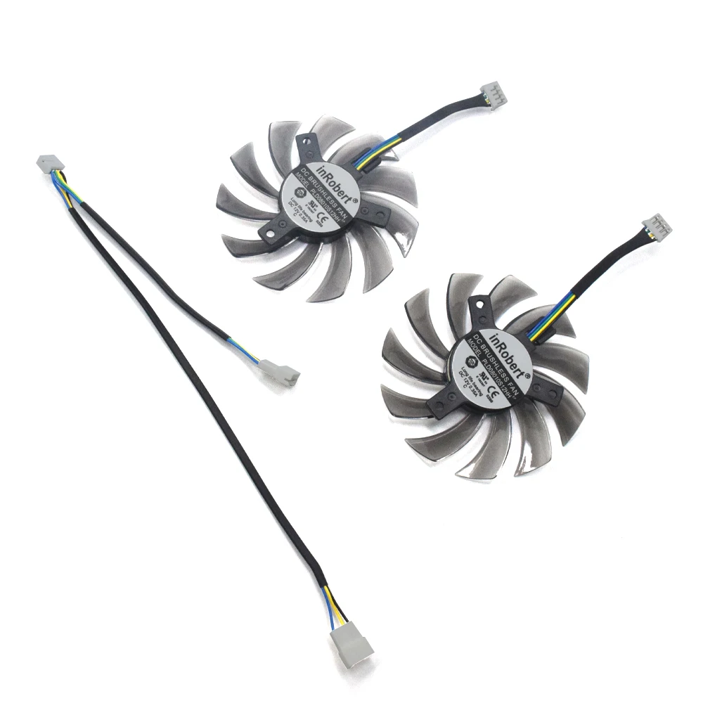 Новый вентилятор охлаждения 75 мм 4PIN PLD08010S12HH для NVIDIA GEFORCE GTX 550 Ti Nvidia GeForce 560 VisionTek R9