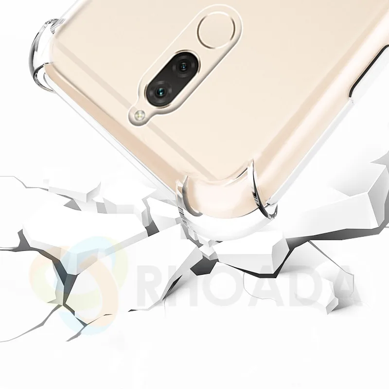 Мягкая кожа Гибкая бампер ясности TPU чехол для huawei Nova 2i прозрачные мягкие