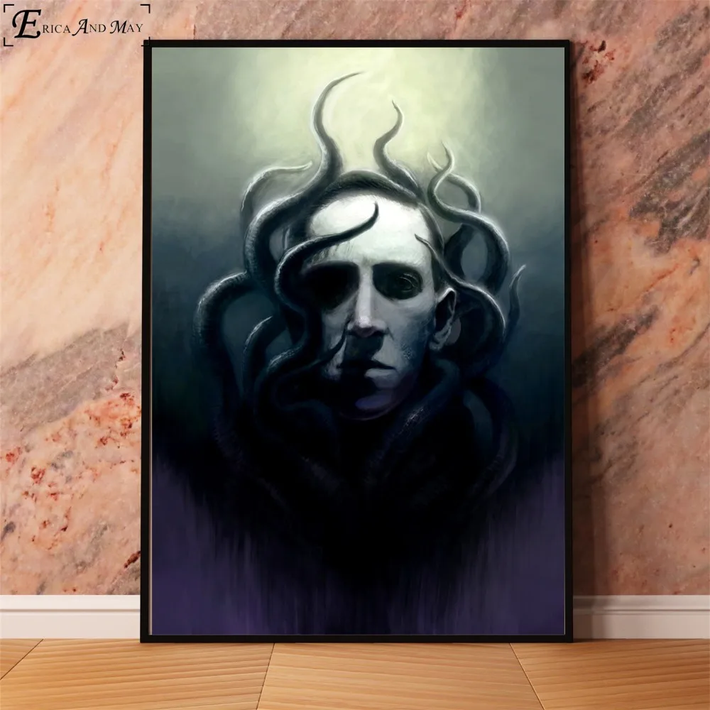 Lovecraft Horrorible плакаты-портреты и принты настенные художественные декоративные картины холст живопись для гостиной домашний Декор без рамы
