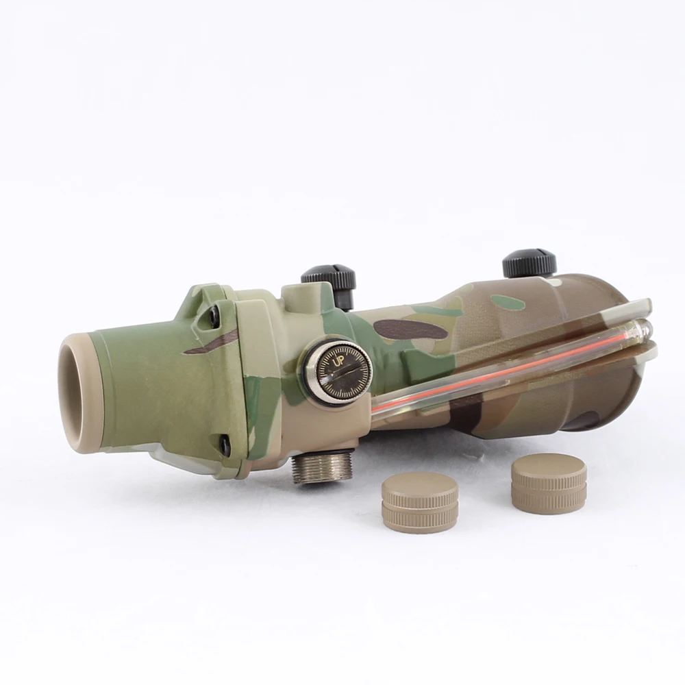 Охотничий калиброванный оптический прицел с красной точкой ACOG 4x32 Combo