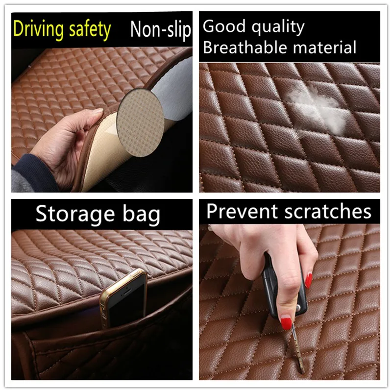 Waterproof Four Seasons General Non-slip PU Leather Backless Car Seat Cover for Auto Cushion Protection Mat | Автомобили и
