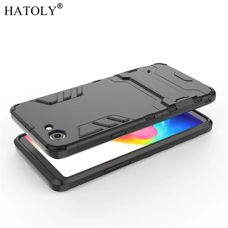 Чехол HATOLY для Oppo Realme 1 чехол Realme1 резиновая броня робота тонкий жесткий телефона 6
