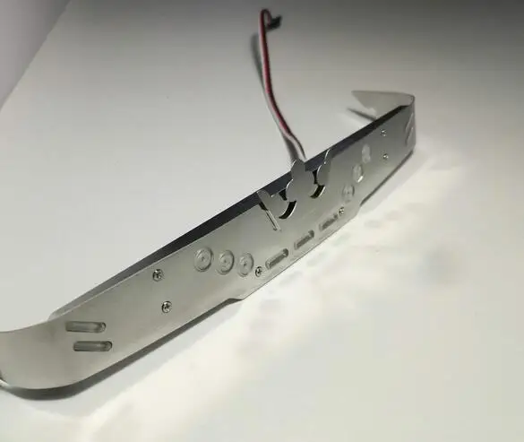 0 5 мм зеркало из нержавеющей стали Передняя панель led крыши бар огни для 1/14 Тамия
