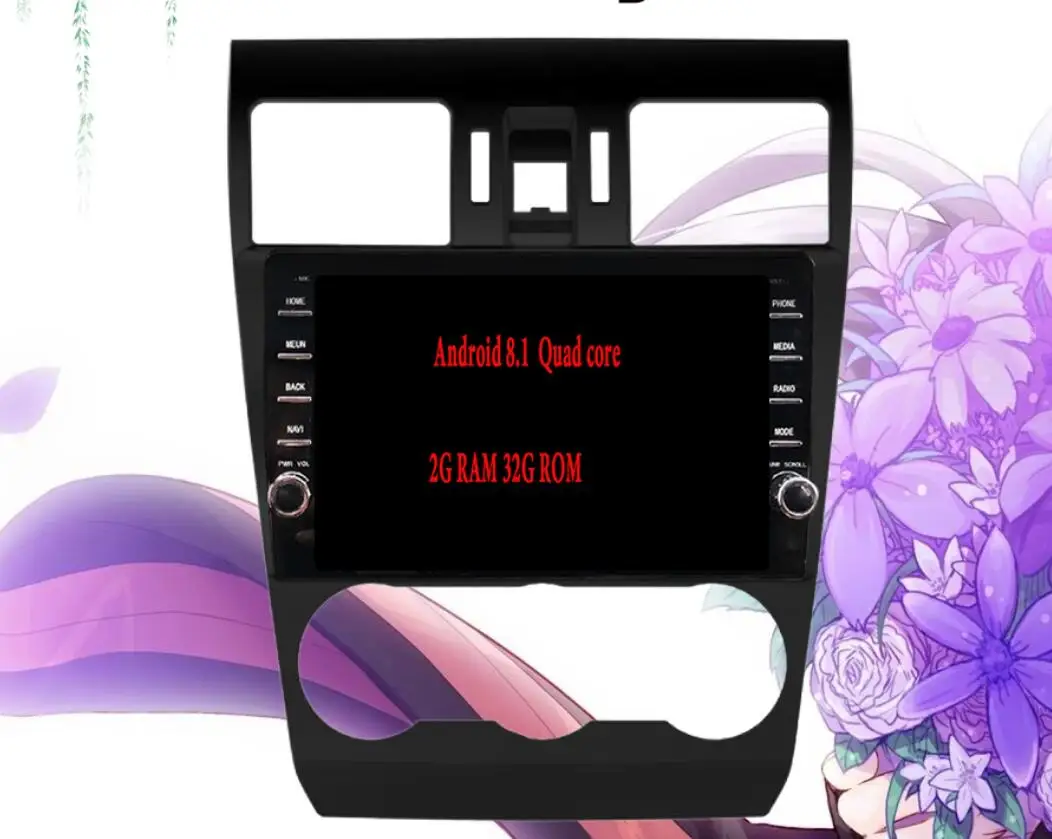 8.1 2G-32G 4 Core Авто WiFi 4G Восьмиядерный 4 Гб ОЗУ Android 10,0 автомобильный DVD мультимедийный плеер радио для Subaru Forester XV WRX 2013- головное устройство - Цвет: 8.1 2G-32G 4 Core