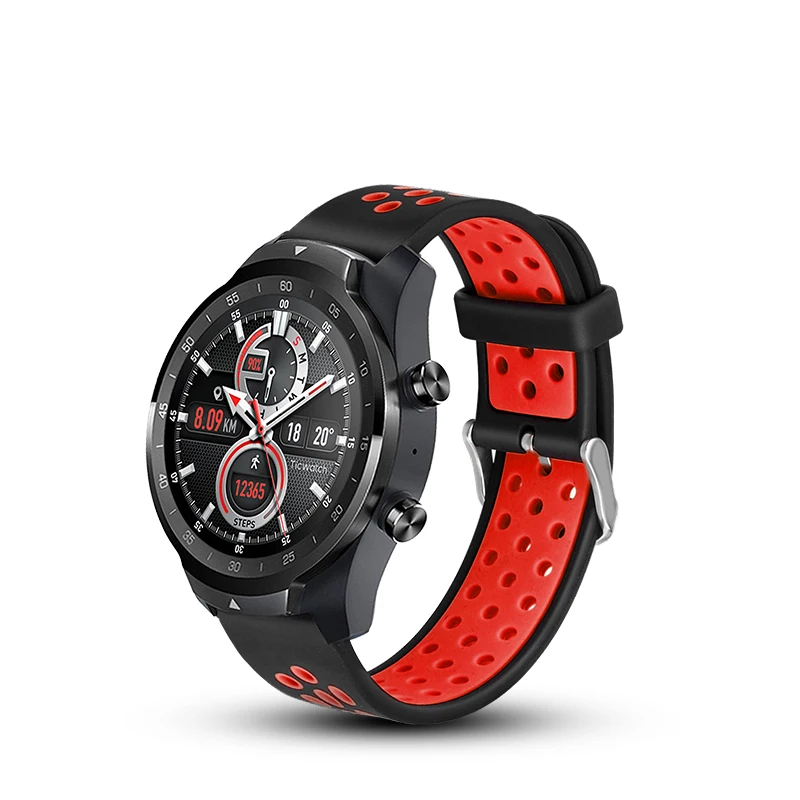 20 мм 22 силиконовый ремешок для HONOR Watch GS PRO Ticwatch 1 / 2 pro Двухцветный E