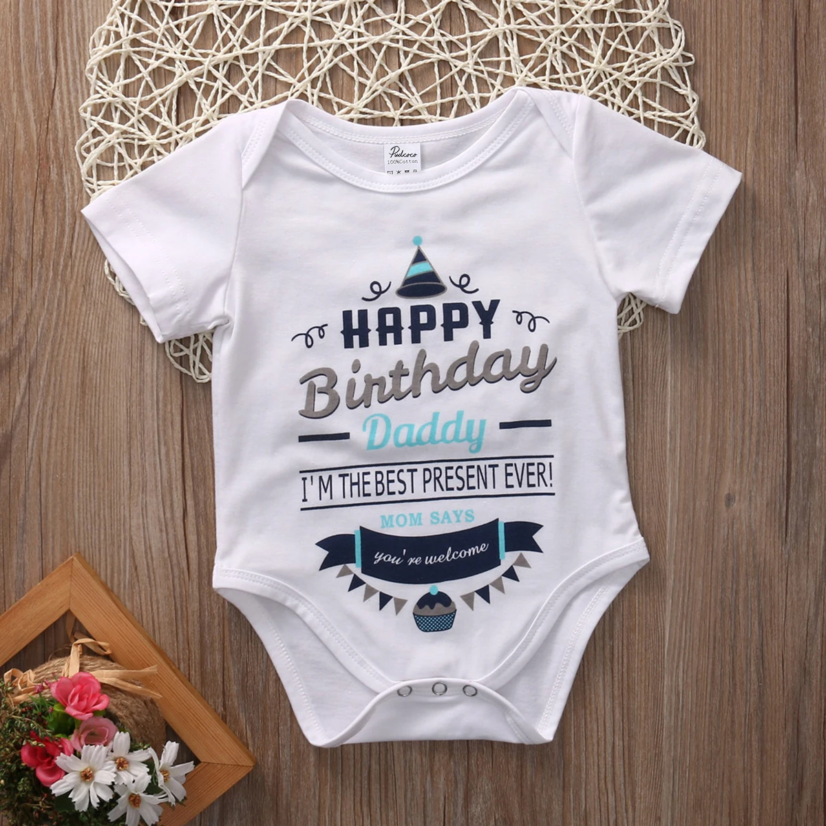 Комбинезон для новорожденных х/б на возраст 0 18 месяцев|short sleeve bodysuit|baby bodysuit short