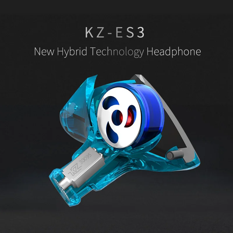 Спортивные наушники ES3 BA + DD In Ear гибридная гарнитура HIFI бас шумоподавление с