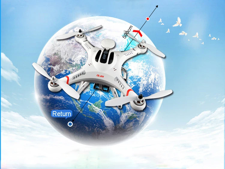 Оригинальный Cheerson cx 20 Профессиональный дроны жестокие Quadcopter GPS Дистанционное
