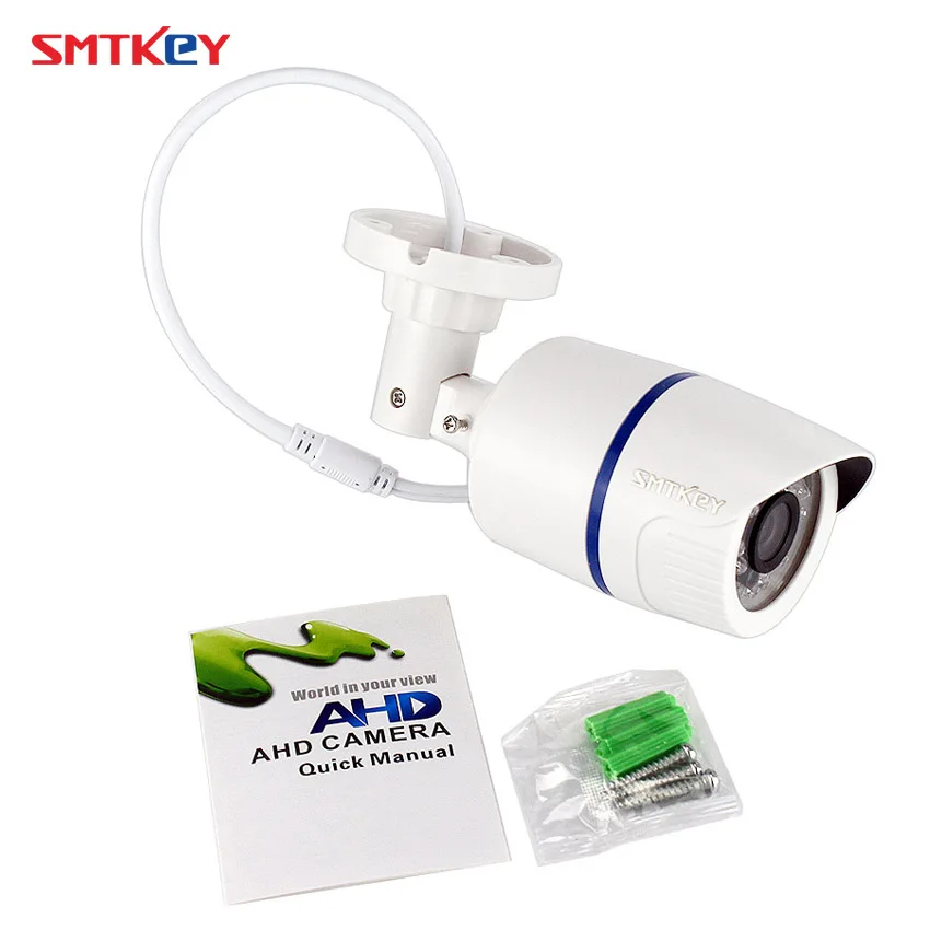 SMTKEY 720P IR Cut фильтр 1MP 1.3MP 960P AHD камера водонепроницаемая наружная цилиндрическая