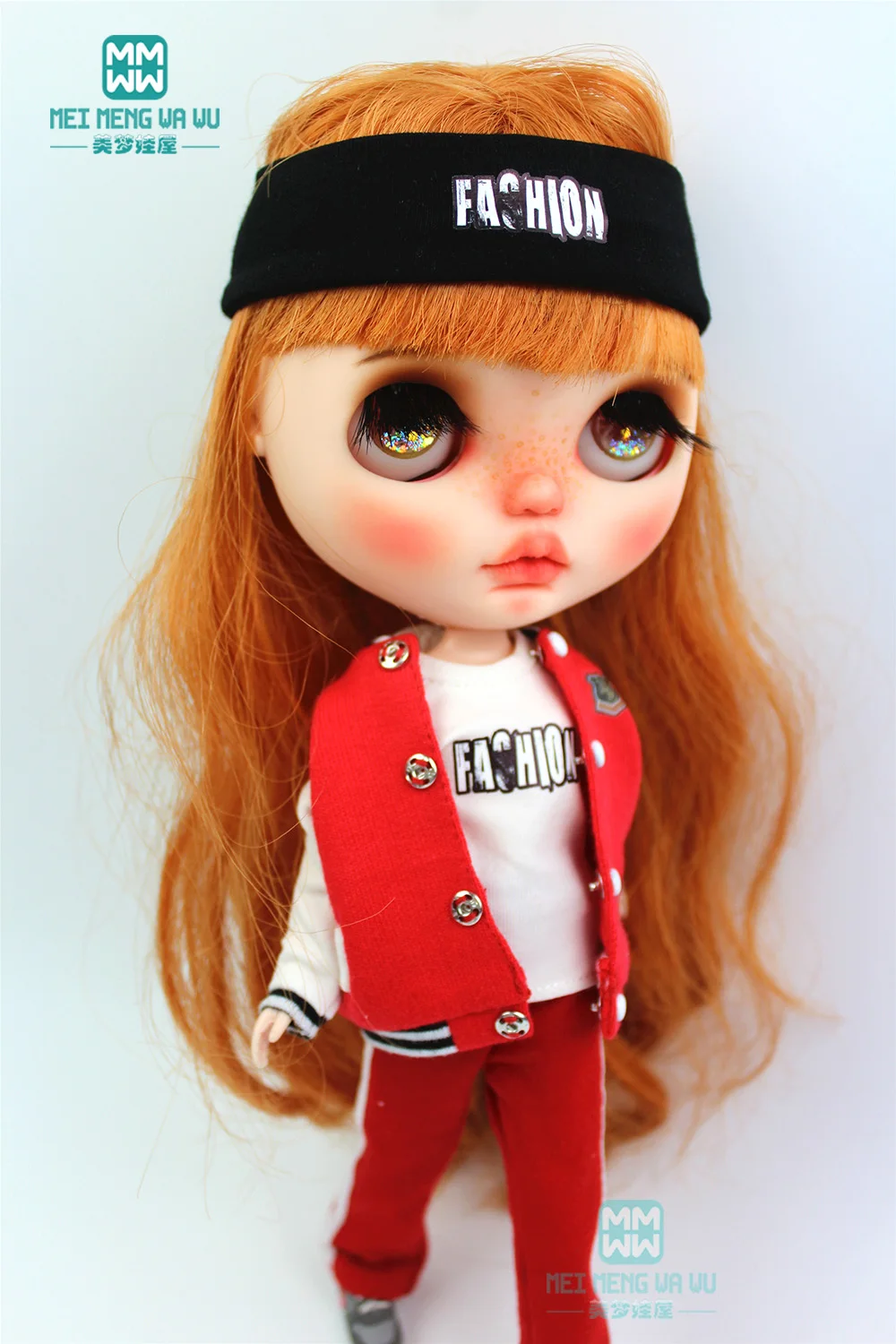 1 шт., одежда Blyth Doll модная футболка Повседневная куртка штаны с дырками для Blyth Azone obitsu FR 1/6 doll