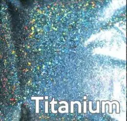 Titanium (5grams) 5 г/пакет PGFK-004 новая галактика голографические лазерные хлопья большой размер лучший эффект для ногтей искусство Блеск супер голографический блеск - Цвет: Titanium (5grams)