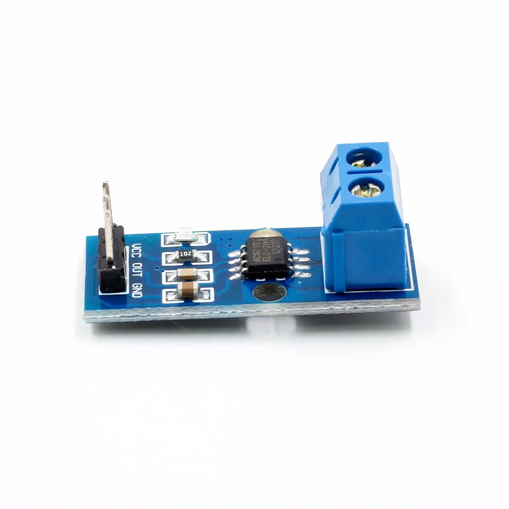 Модуль датчика тока Холла ACS712 модуль для arduino 20A 1 шт.|Интегральные схемы| |