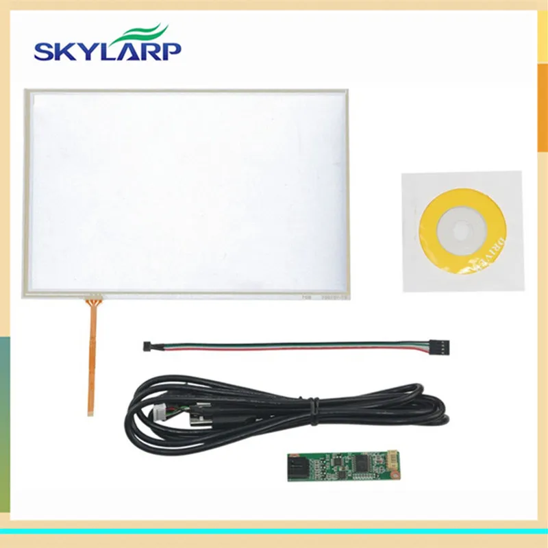 Skylarpu новый 10 1 дюймов 4 провода резистивная сенсорная панель USB контроллер