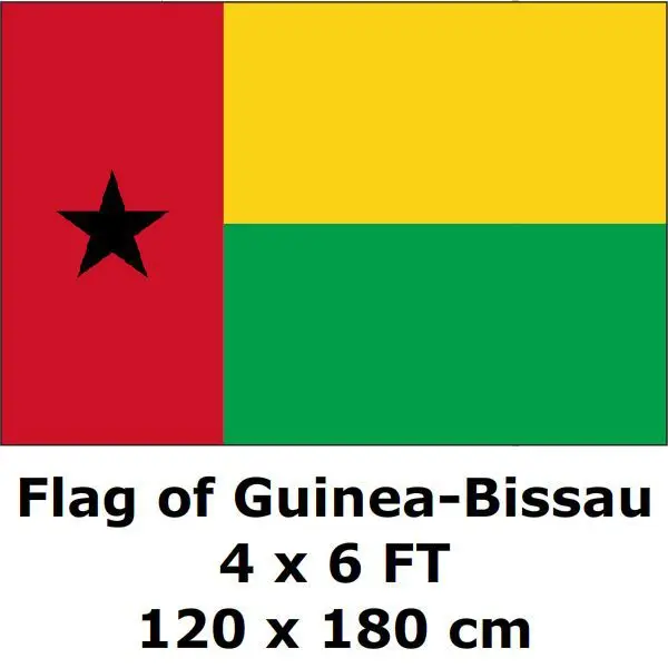 

Guinea-Bissau Flag 120 x 180 cm Flags And Banners National Flag Country Banner