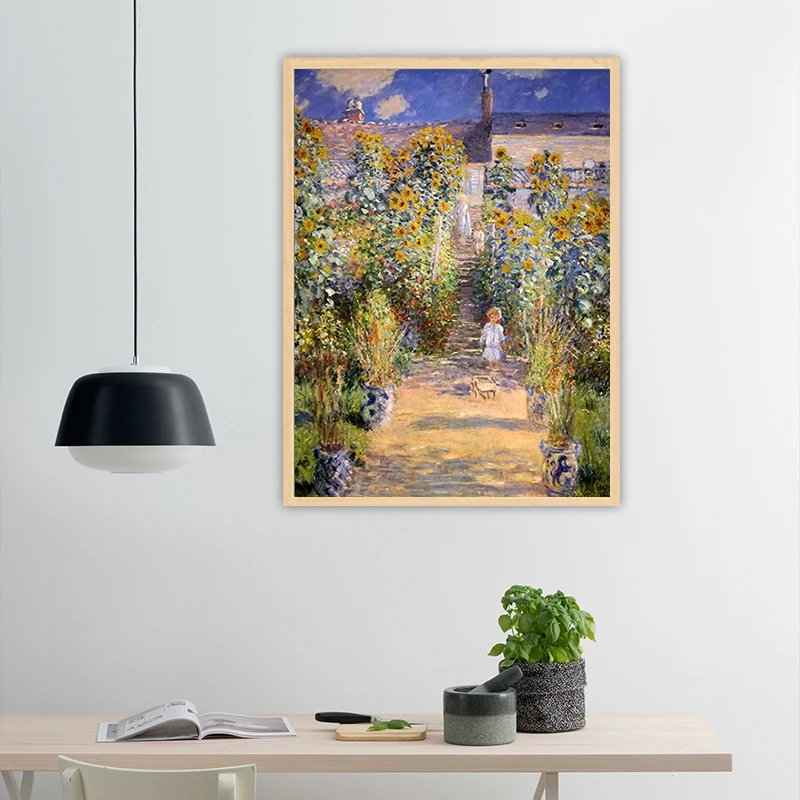 Diy картина по номерам Клод монет впечатление художника сад пейзаж импрессионизм