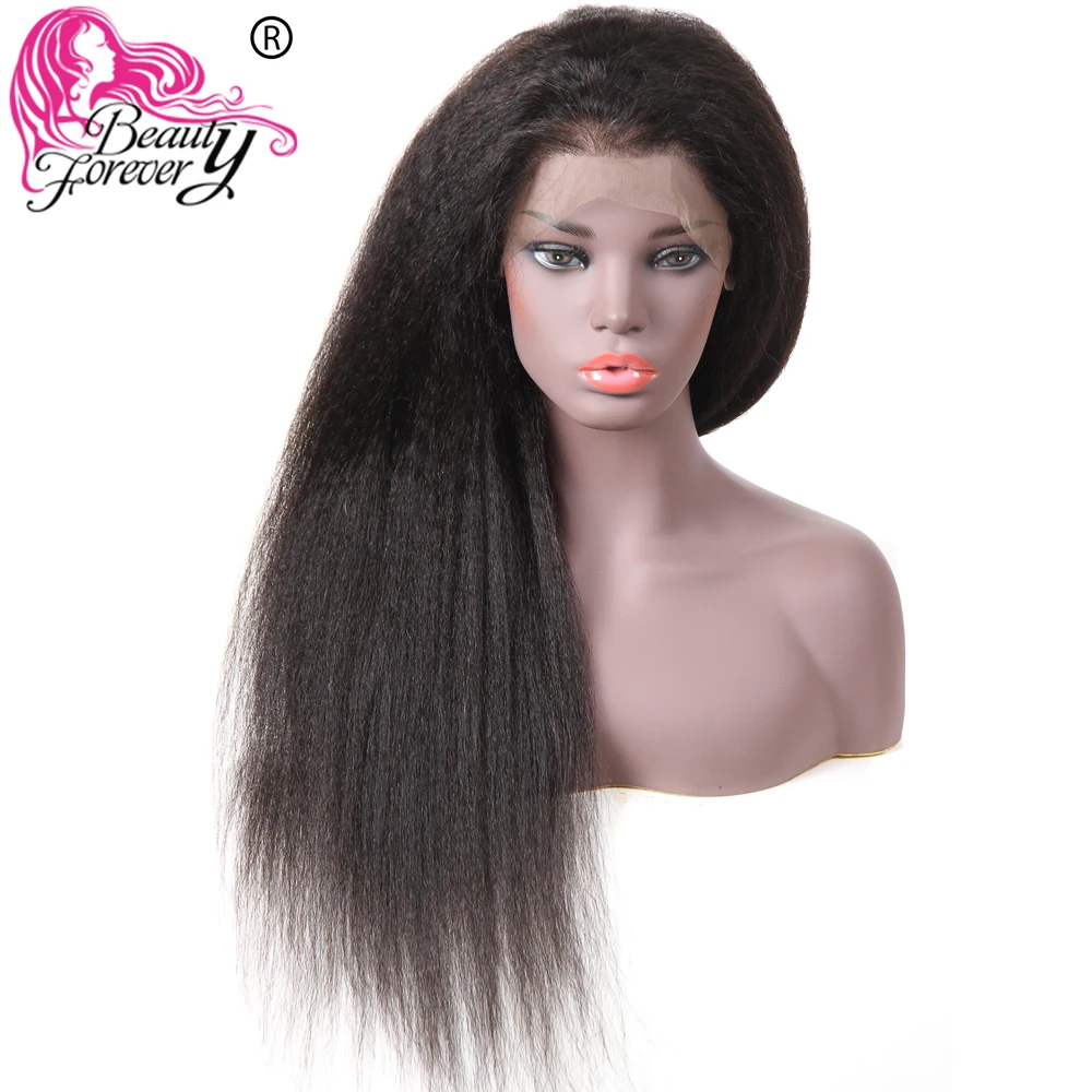 Beauty forever 13*4/6 бразильский кудрявый прямой парик remy волосы на кружеве человеческие волосы парики с детскими волосами 130% натуральный цвет 8-24"
