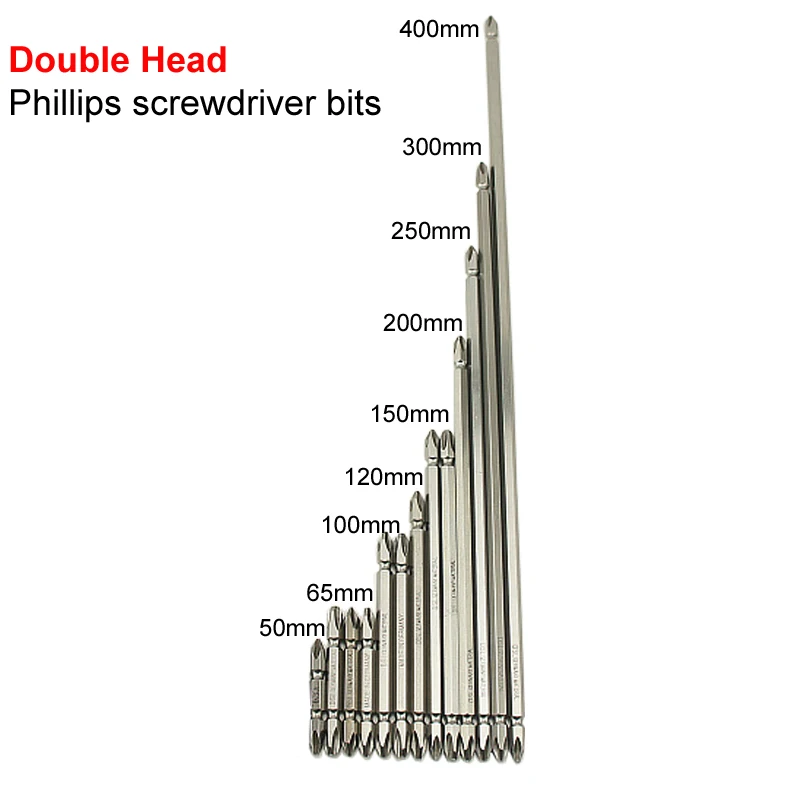 Отвертка с двойной головкой Phillips PH1 PH2 PH3 13 шт./лот Электрическая отвертка