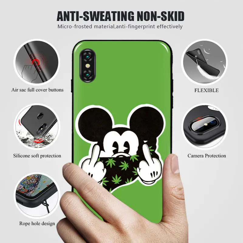 Pretty interesting Painted Lovers Phone Case For iphone 7 8 7plus X XS MAX XR 6s 6plus 5 5s 5se 8plus Silicone Back Cover |