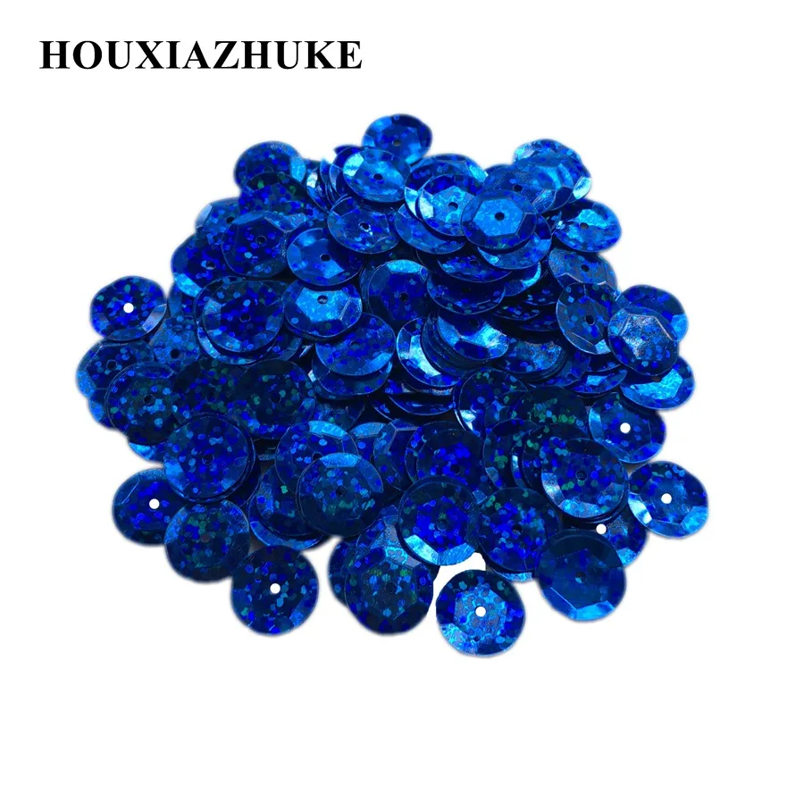 12 мм голограмма золотая синяя или фуксия свободная чашка ПВХ блестки-висюльки