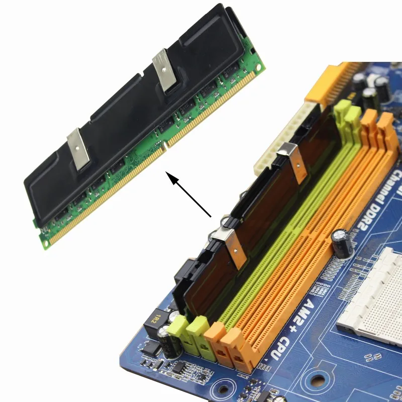 1 шт./лот радиатор с алюминиевой оперативной памятью для ПК DDR DDR2 DDR3 RAM память|memory