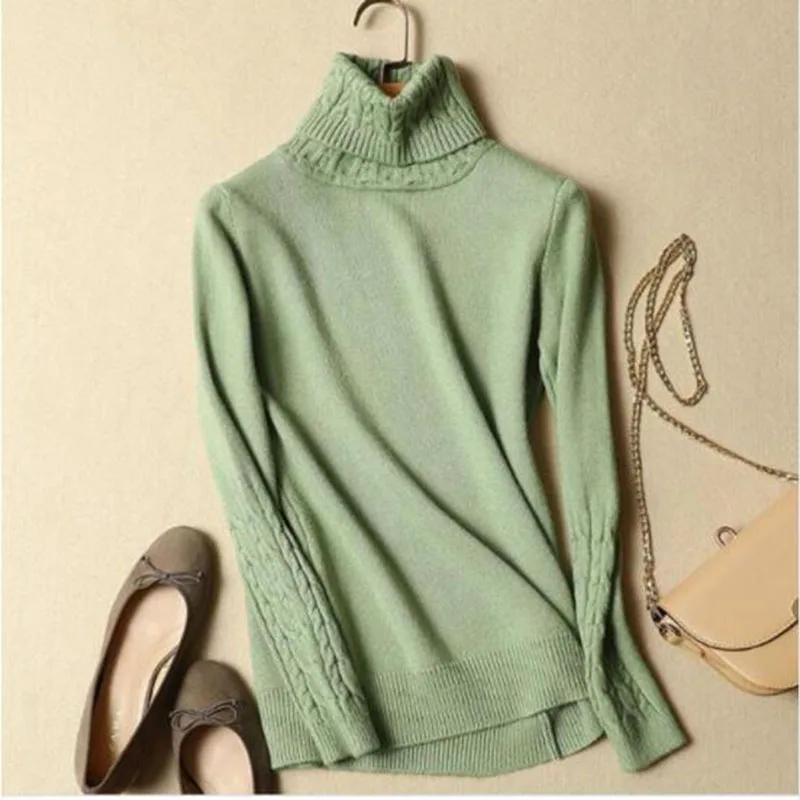 

Sweater Female 2018 Autumn Winter Cashmere Knitted Women Sweater And Pullover Female Tricot Jersey Jumper Pull Femme