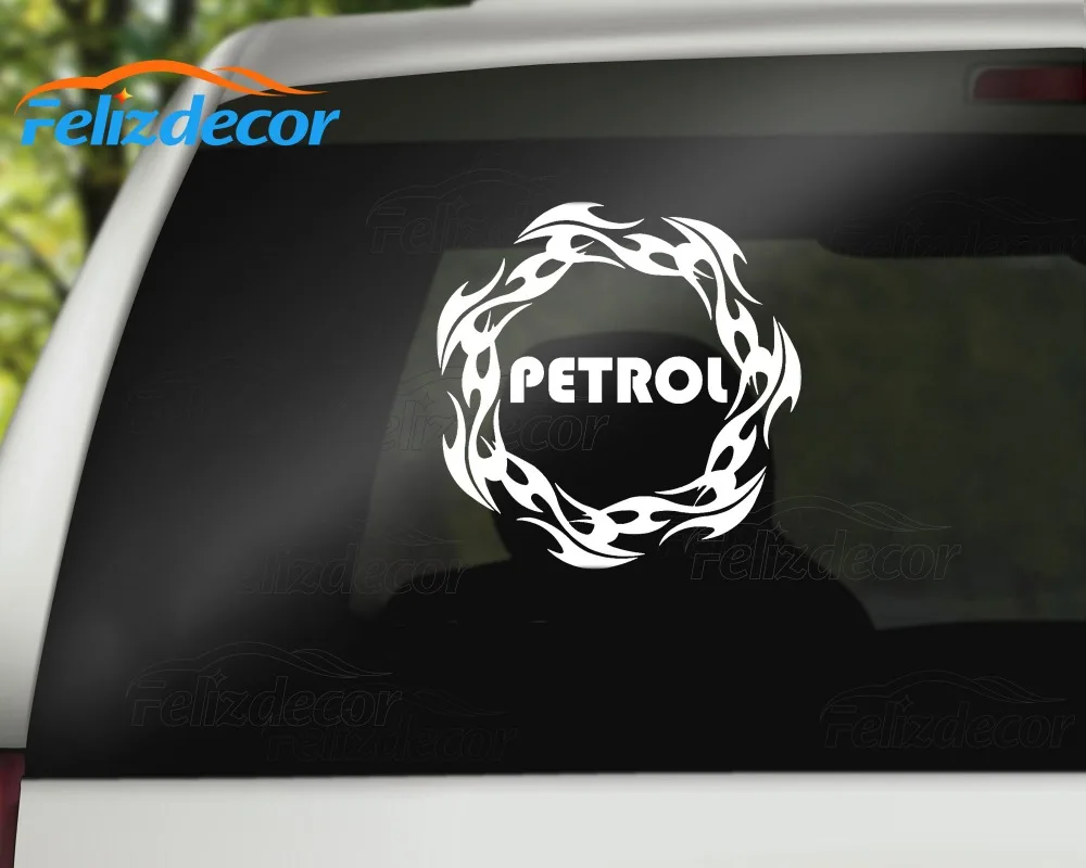 Новый дизайн фьюжн бензин слов автомобильная наклейка топливные напоминания