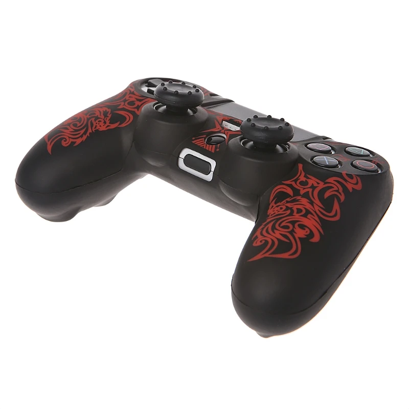 Для Playstation 4 PS4 тонкий геймпад защитный Камуфляжный силиконовый гелевый резиновый