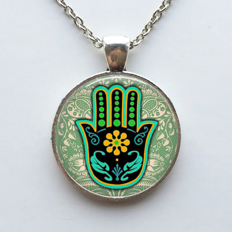 Женская подвеска в виде цветка хны зеленого цвета|necklaces for women|pendant necklacepower necklace |