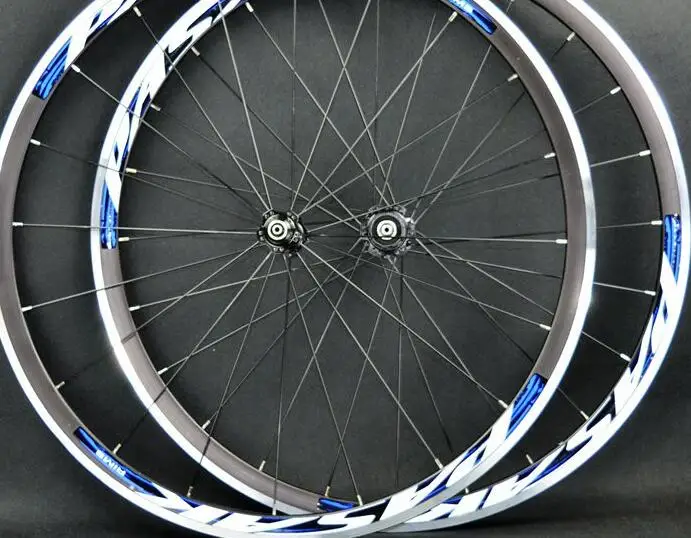 blue black hub 1650g 700C герметичные подшипники колеса для шоссейного велосипеда колесные диски 11 скоростей - Цвет: blue black hub