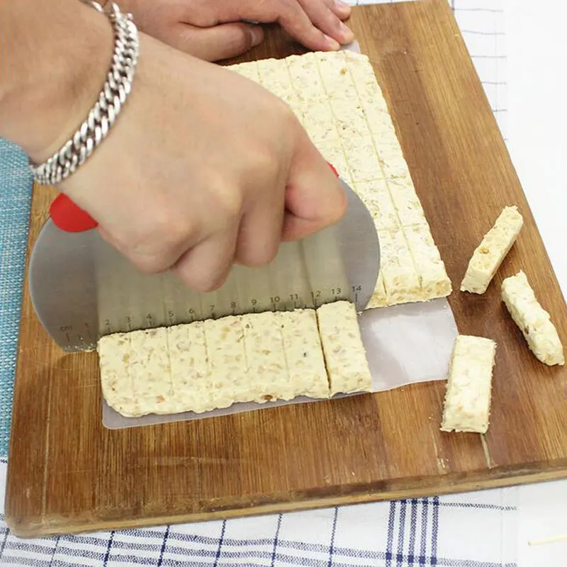 Скребок из углеродистой стали лезвие для нарезки весы скребок хлеба размер Nougat