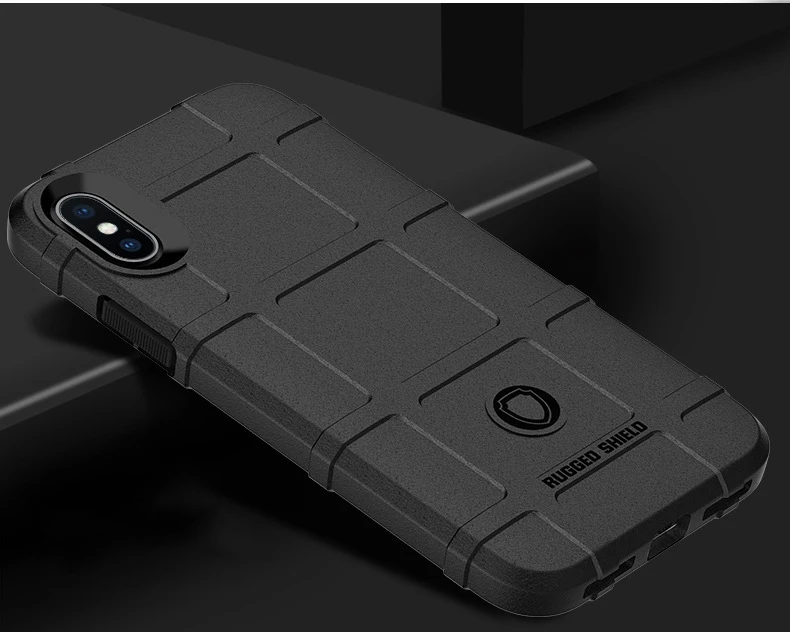 Роскошные армейские защитные противоударные чехлы для iPhone XS 10 S Max XR 6 7 8 Plus X