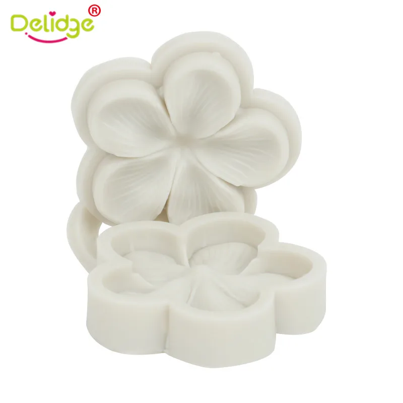 Delidge сливы силиконовая формочка в виде цветов Sugarcraft инструмент для украшения