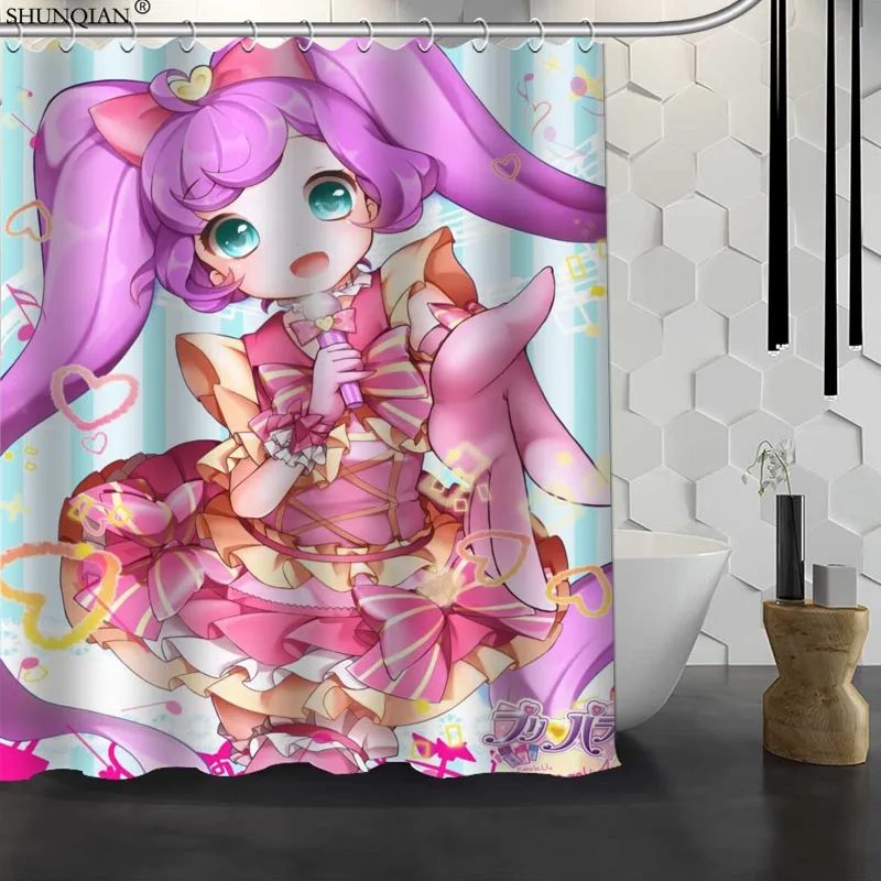 Новинка Pripara idol Time на заказ занавеска для душа водонепроницаемая ткань