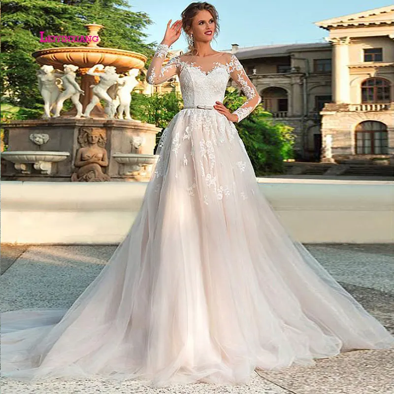 LEIYINXIANG свадебное платье невесты Vestido De Noiva Sereia Robe сексуальное ТРАПЕЦИЕВИДНОЕ
