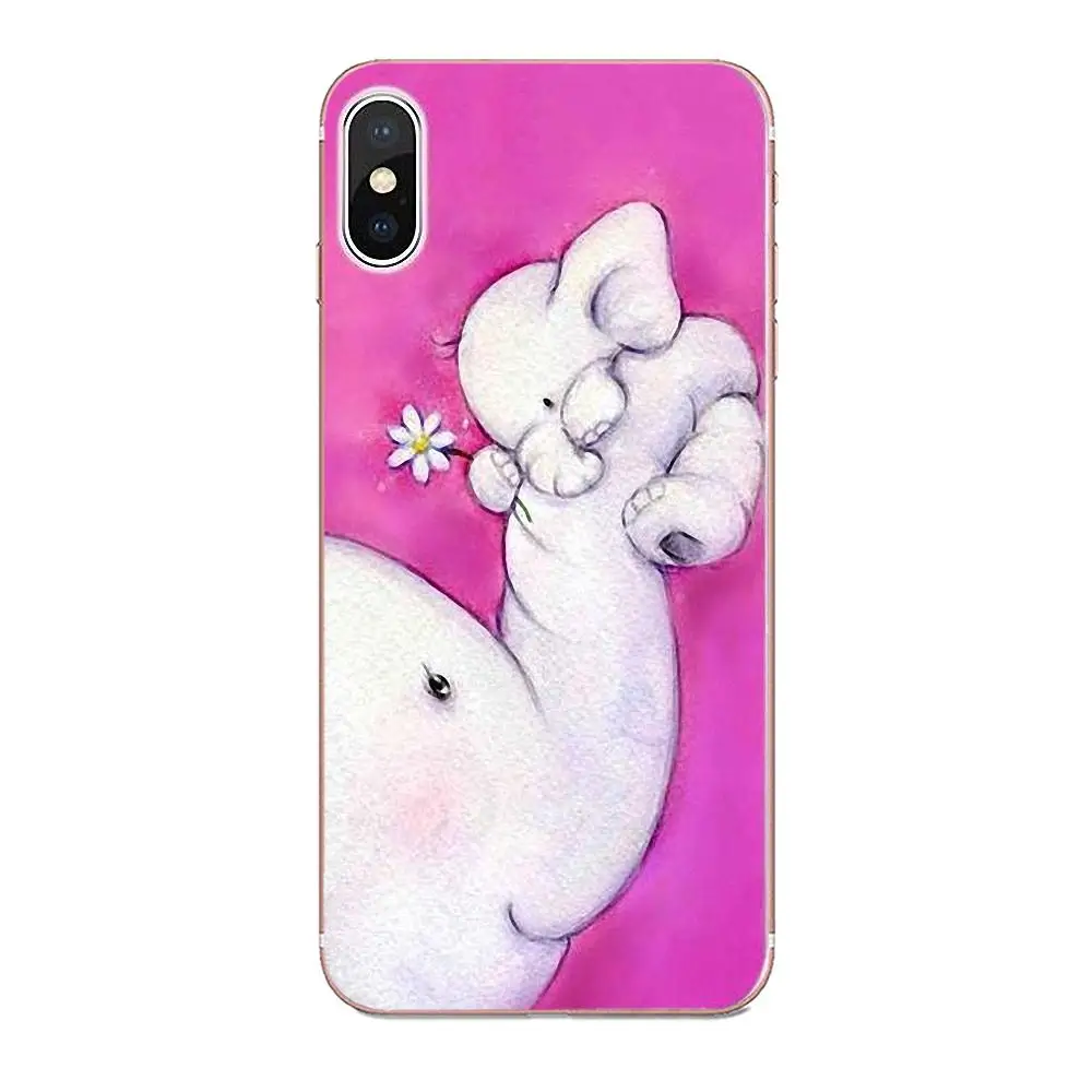 ТПУ чехлы накладки для Xiaomi Note 3 4 Mi3 Mi4 Mi4C Mi4i Mi5 Mi 5S 5X6 6X A1 Max Mix 2 Cute Elephant