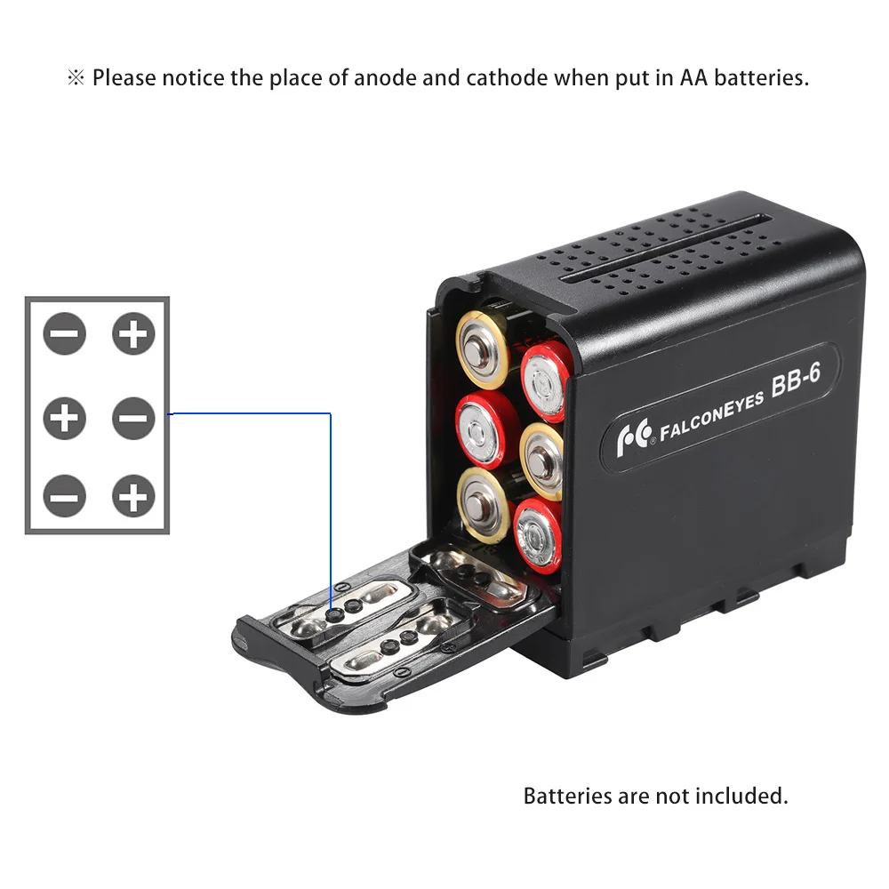 Фонарь для светодиодсветильник ели/монитора 6 шт.|np-f battery|battery aabattery case aa |