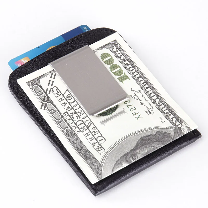 Модный новый мужской кошелек из натуральной кожи с RFID деловой Повседневный