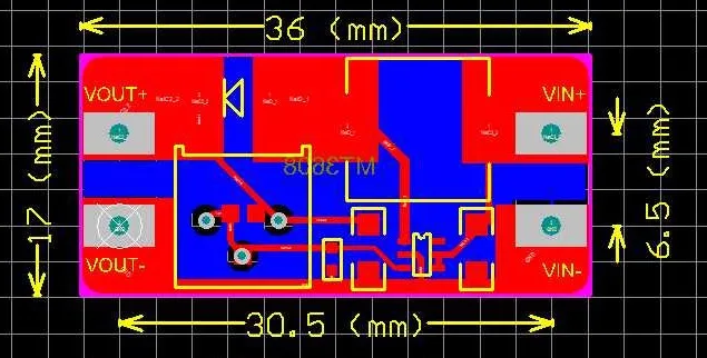 MT3608 DC-DC, повышающий усилитель конвертера, усилитель мощности, модуль питания, макс. выход 28 в, 2 А, для платы Arduino