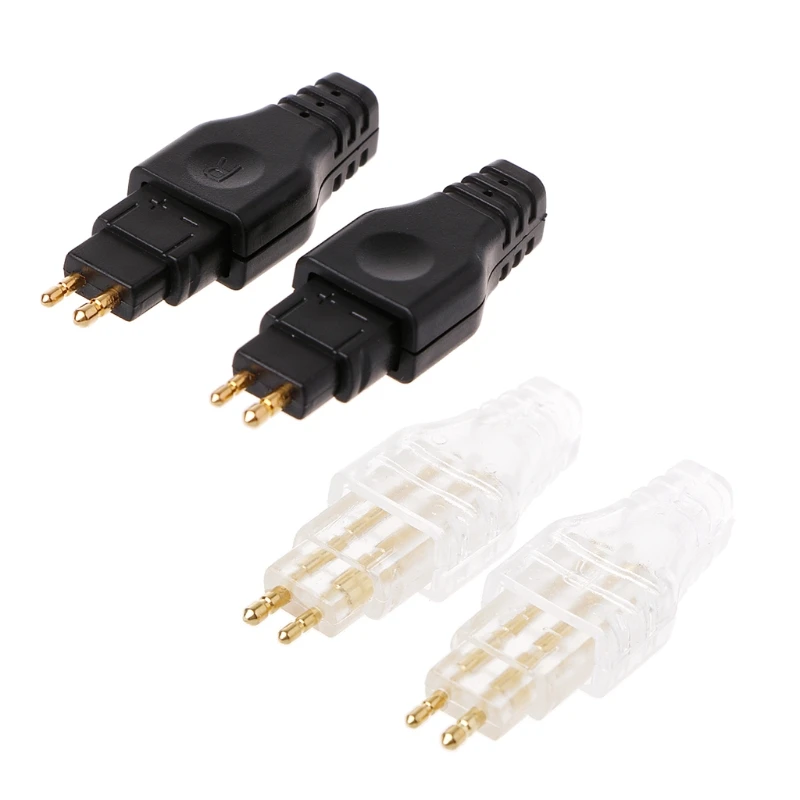 

1 Pair Copper Plated Headphone Plug For Sennheiser HD565 HD650 HD600 HD580 HD25