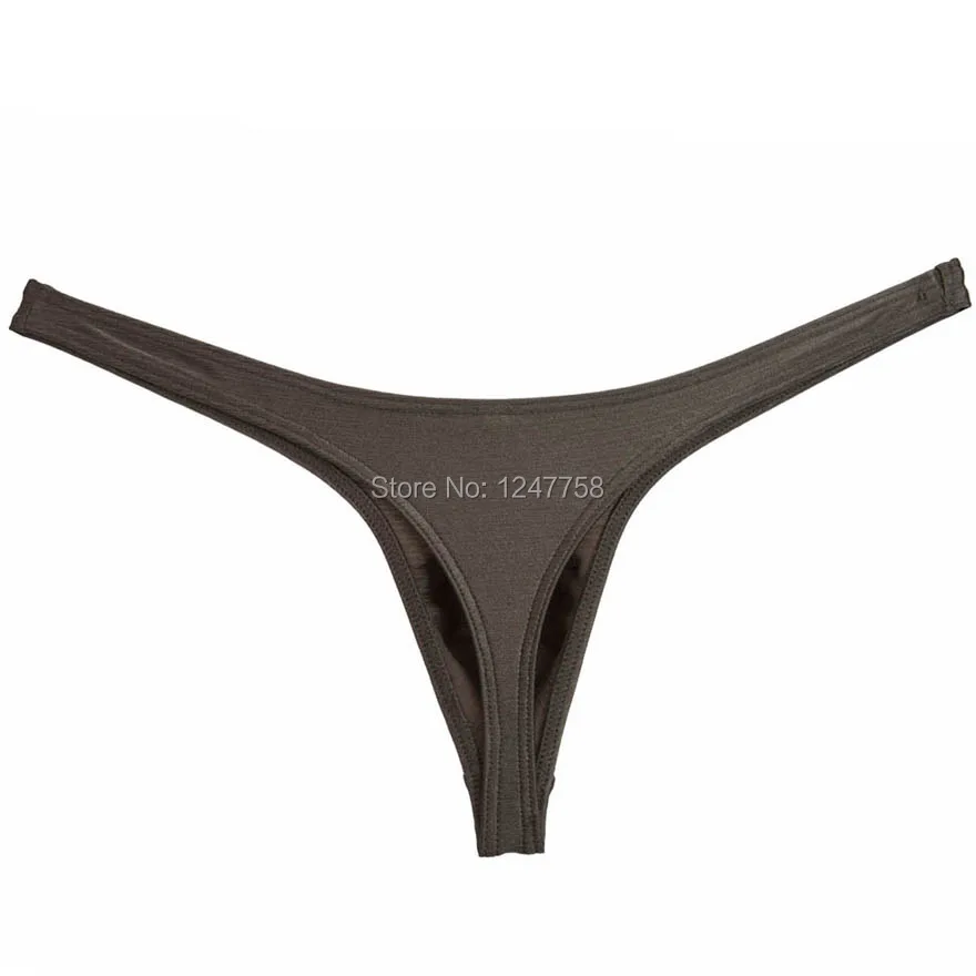 Mens Pattern Underwear Shiny Spandex Micro Pants Sexy Guys G-String Tangas Mini Bikini Bulge Pouch Male Thong |