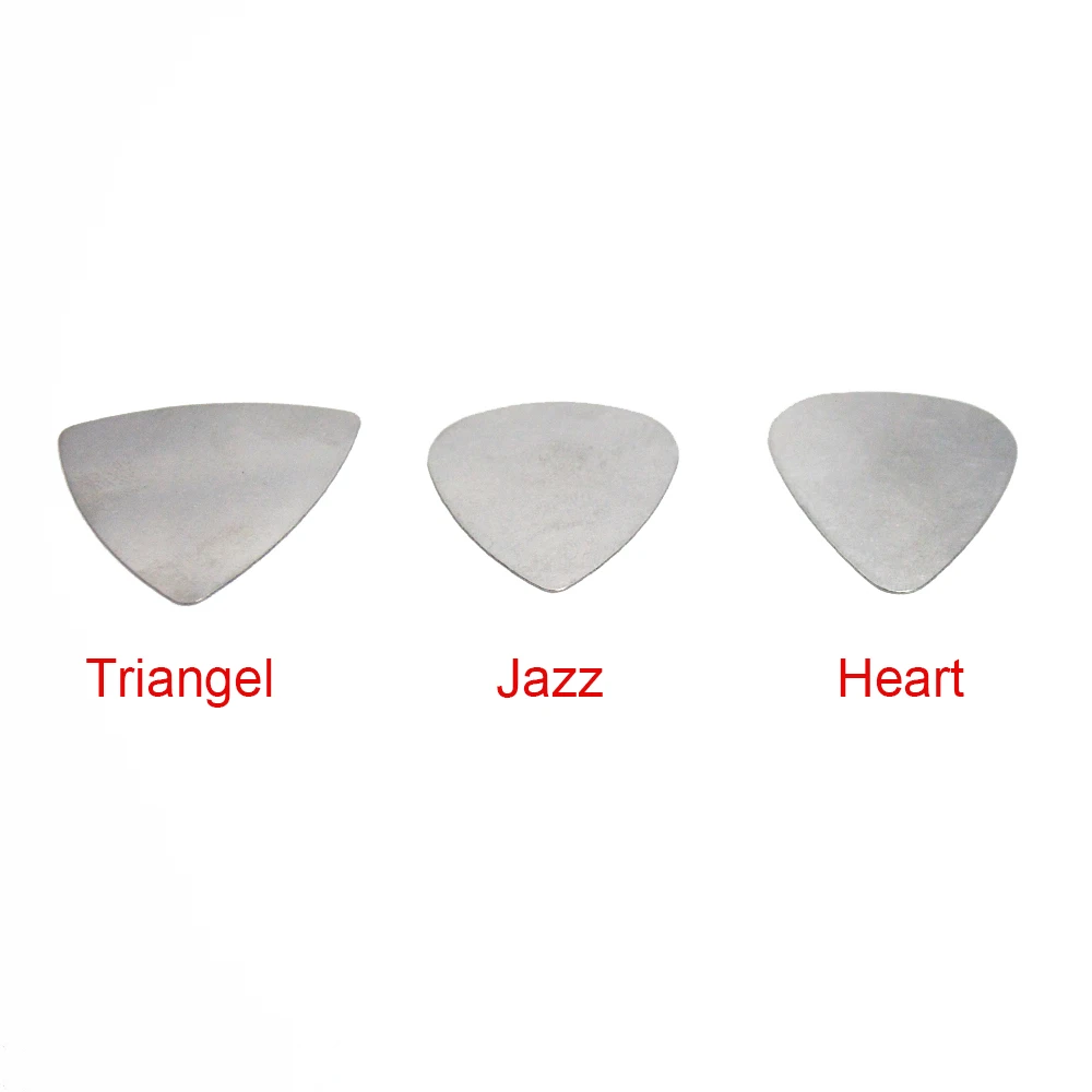 Гитарная гитара из нержавеющей стали 1 шт. сердечко джаз треугольная форма на