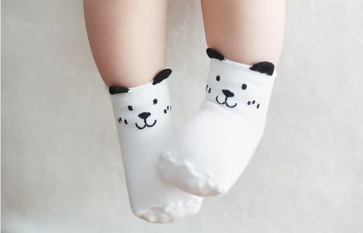 Носки детские хлопковые Асимметричные Нескользящие для новорожденных мальчиков