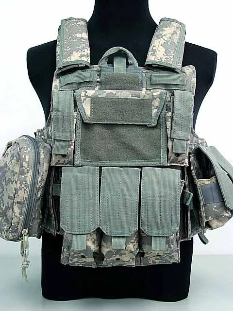 Военный Жилет Molle для переноски столбов Цифровой Камуфляжный жилет полевых