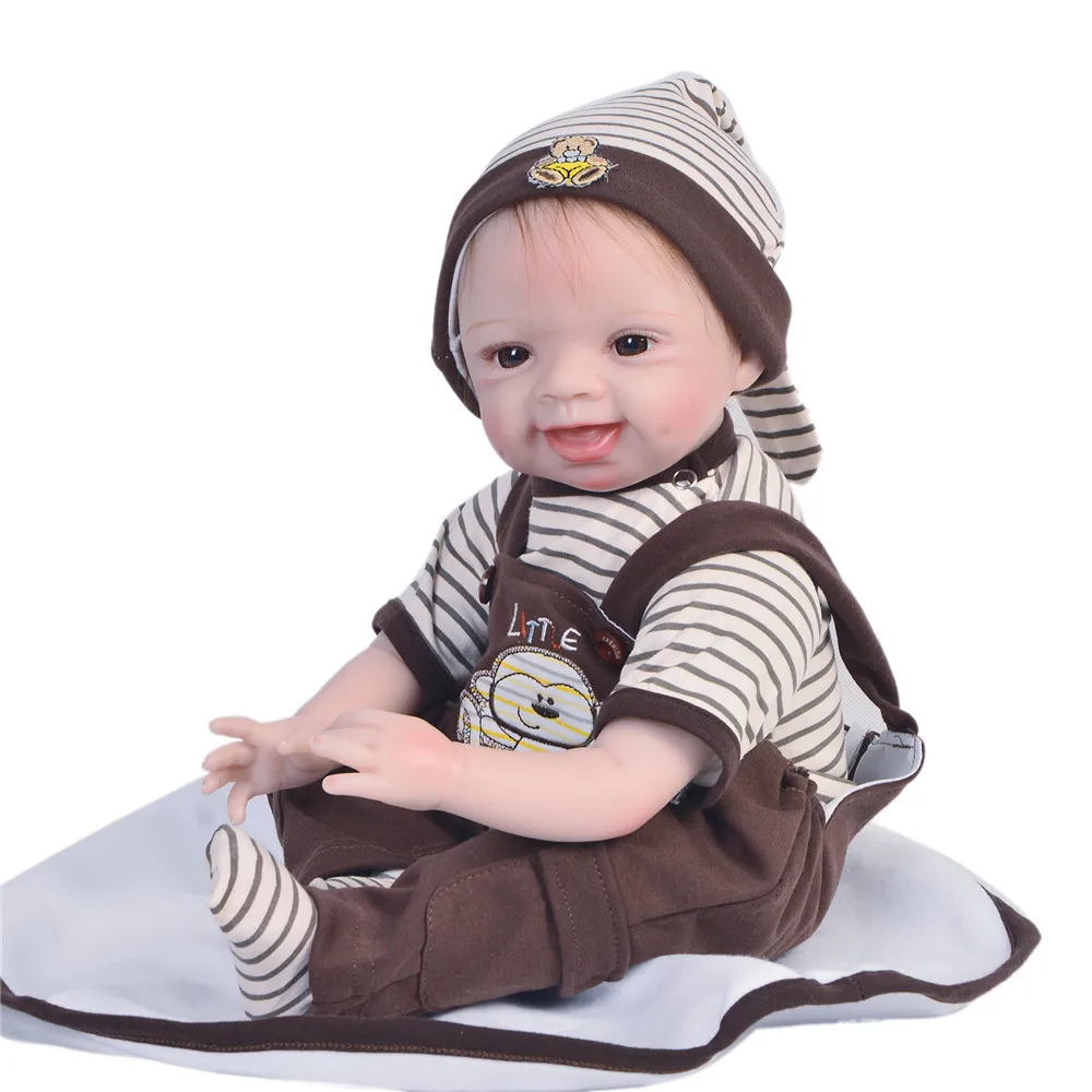 Куклы Bebe boy Reborn игрушки 22 &quot55 см мягкие силиконовые куклы boneca rebon menino для