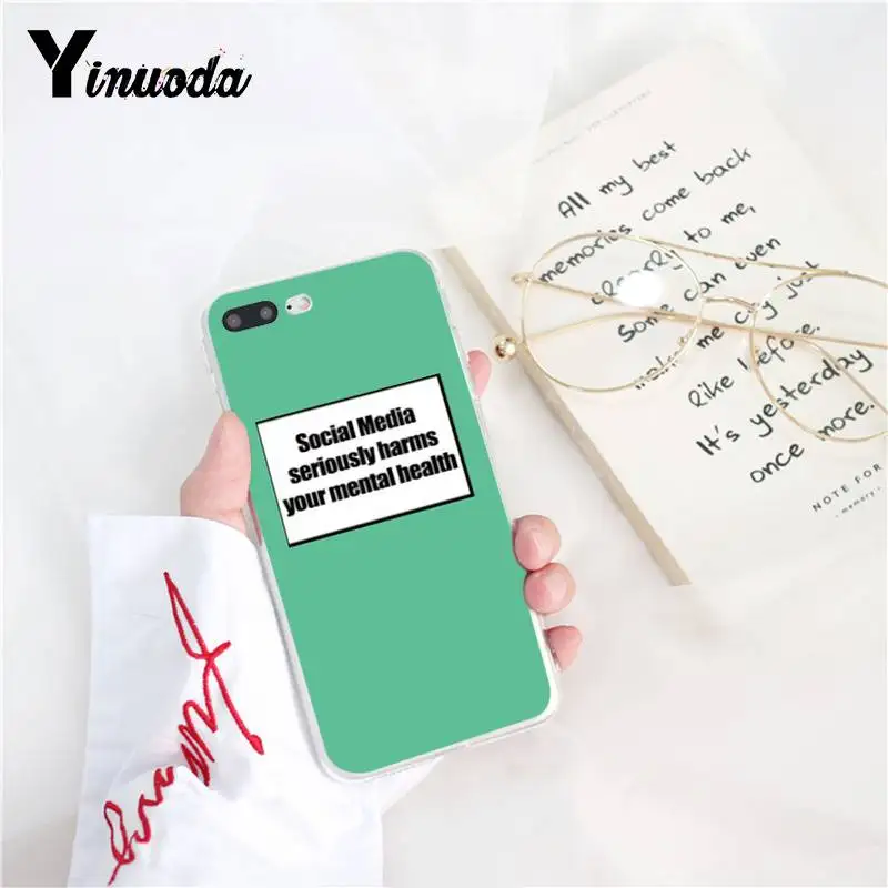 Yinuoda социальные сети серьезно вредят вашему душевному здоровью PhoneCase для iPhone6S6plus 7